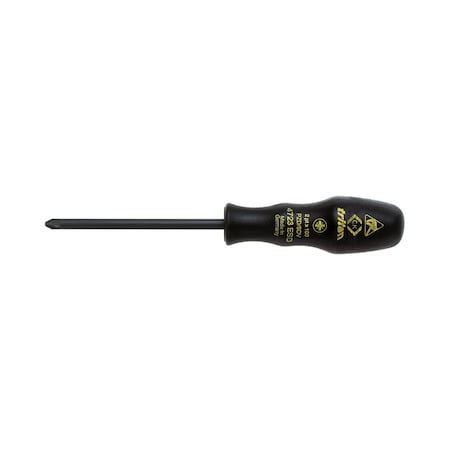 C.K Tools Triton ESD Screwdriver - PZ2 x 100mm T4723ESD-2